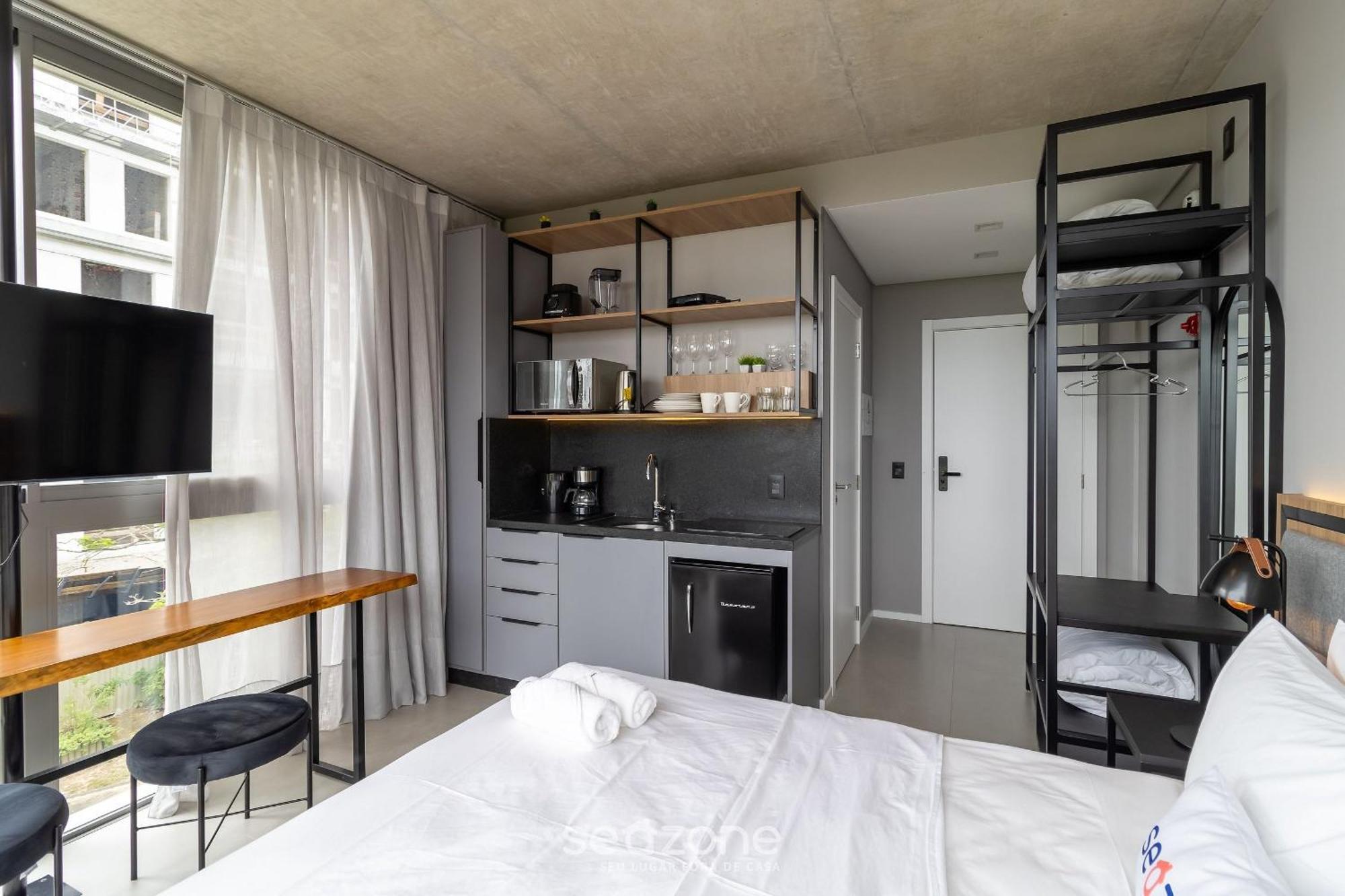 Apartamento Spot Jurere Sofisticacao A Beira Mar - Spj's *